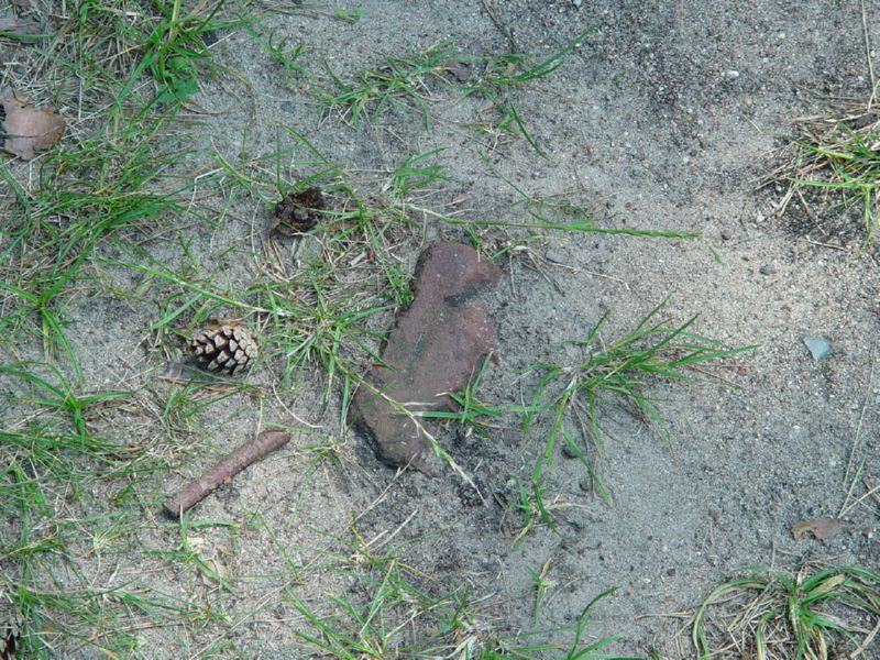 Treblinka brick from destroyed camp buildings